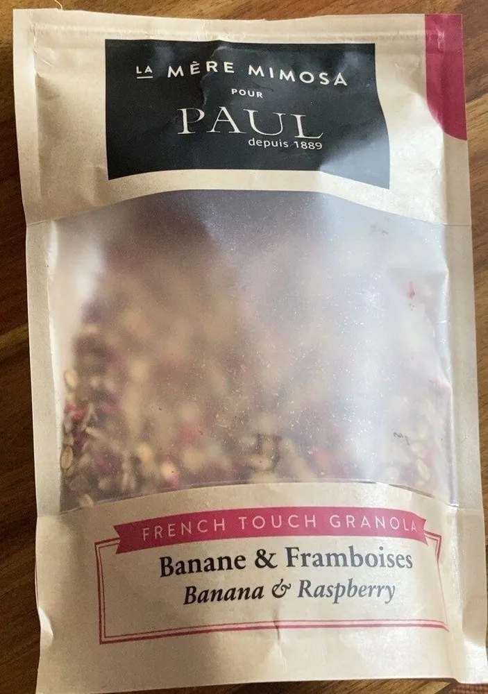 Banane & framboises