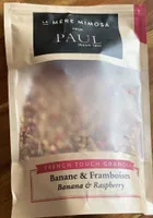 Banane & framboises