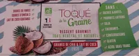 Dessert gourmet graines de chia et lait de coco