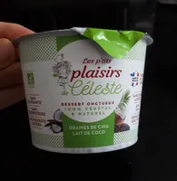 Dessert onctueux graines de chia, lait de coco