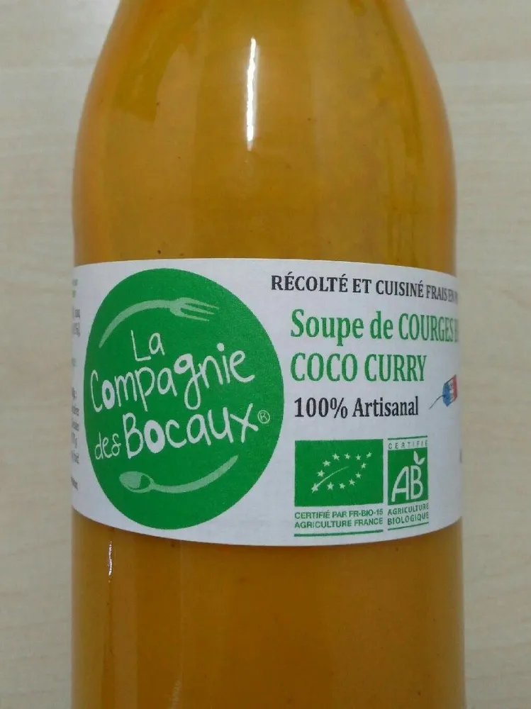 Soupe de courges butternut coco curry