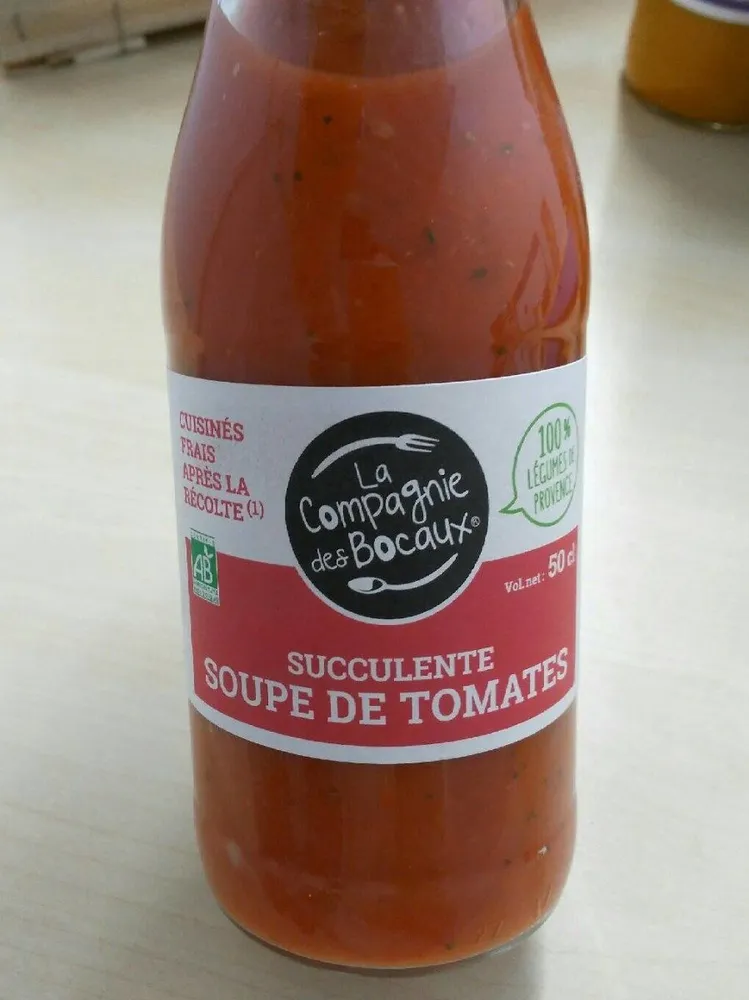 Succulente soupe de tomates