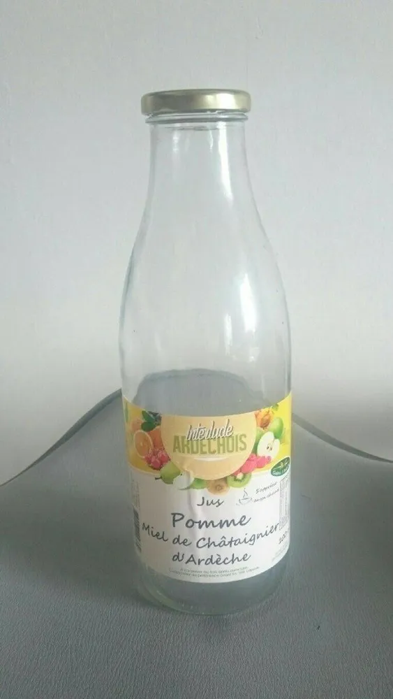 Jus pommes miel de châtaignier d'Ardèche