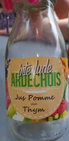 Jus de pomme au thym