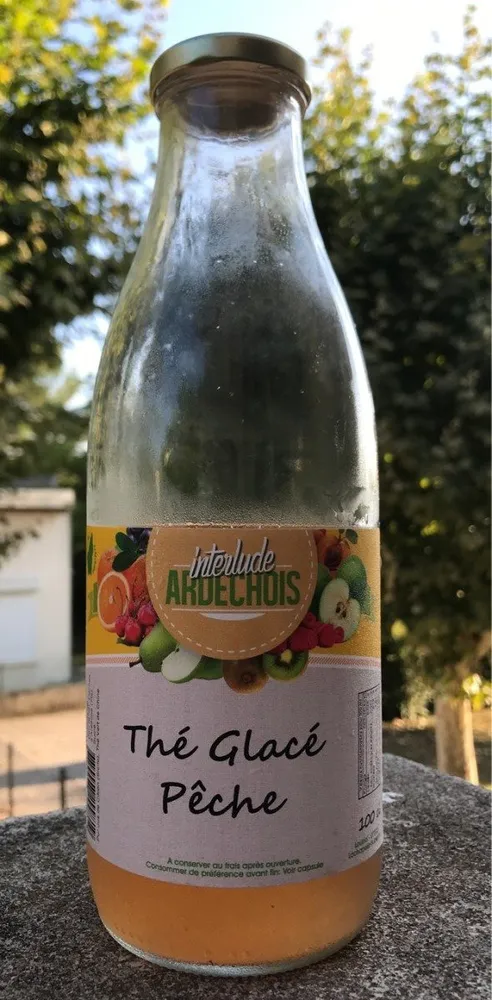 Thé glacé pêche