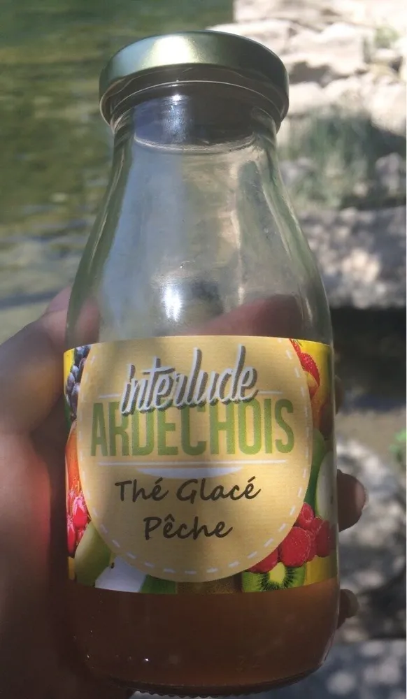 Thé glacé pêche