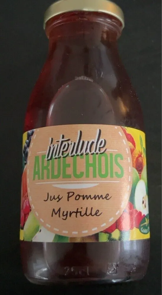 Jus pomme myrtille