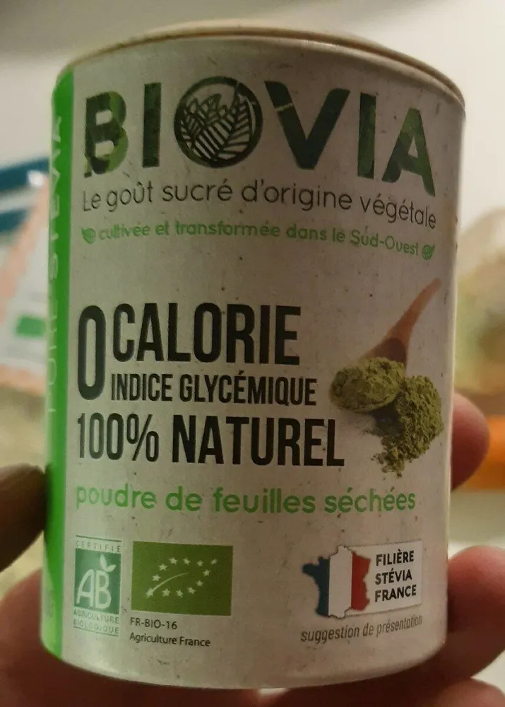 poudre de feuilles séchées