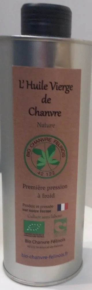 L’huile vierge de chanvre