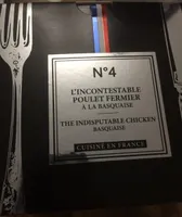 N•4 L'incontestable poulet fermier à la basquaise