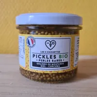 Pickles de graines de moutarde miel-curcuma