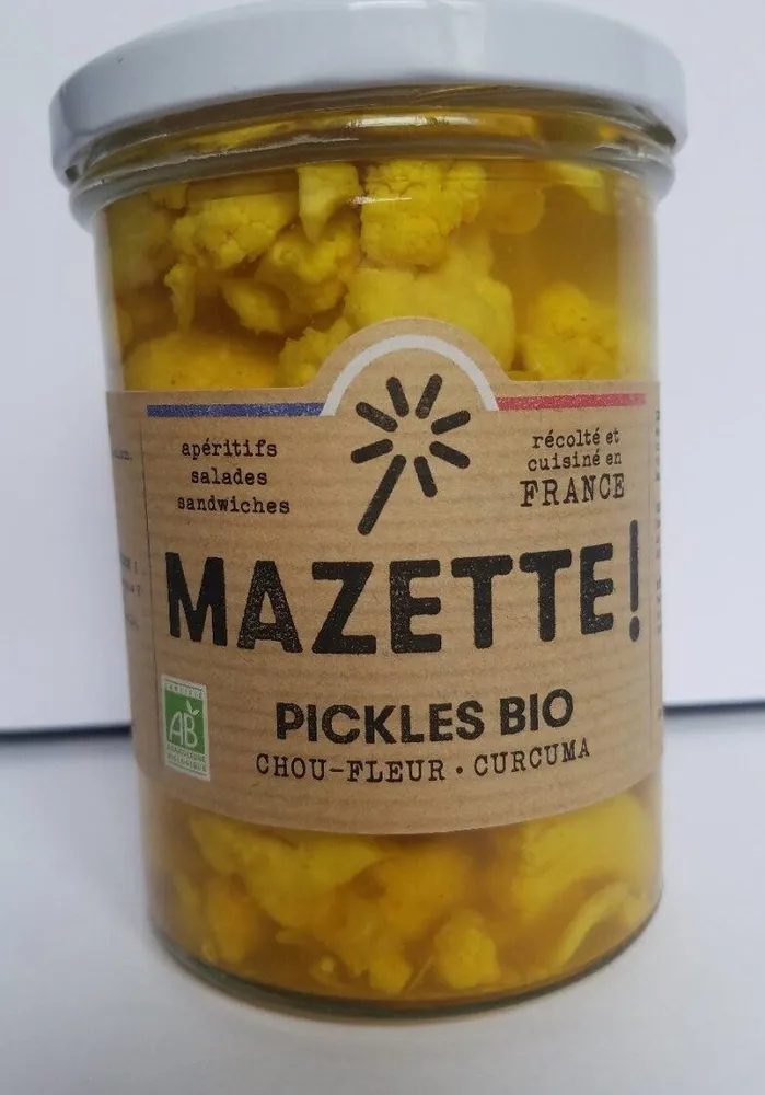 Pickles de chou-fleur curcuma