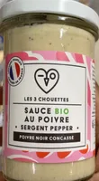 Sauce bio au poivre végétale