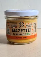 Tartinade bio carotte cumin