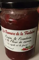 Confiture Fraise et Framboises à la fleur de sureau