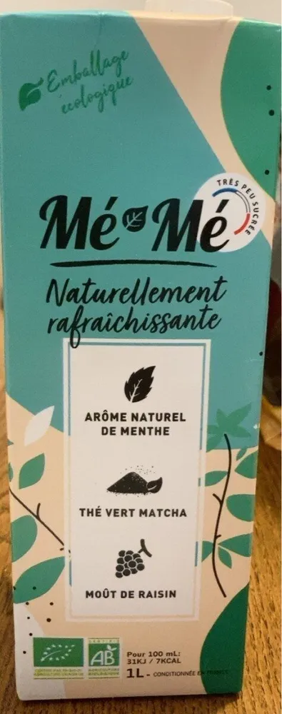 The vert matcha moult fe raisin