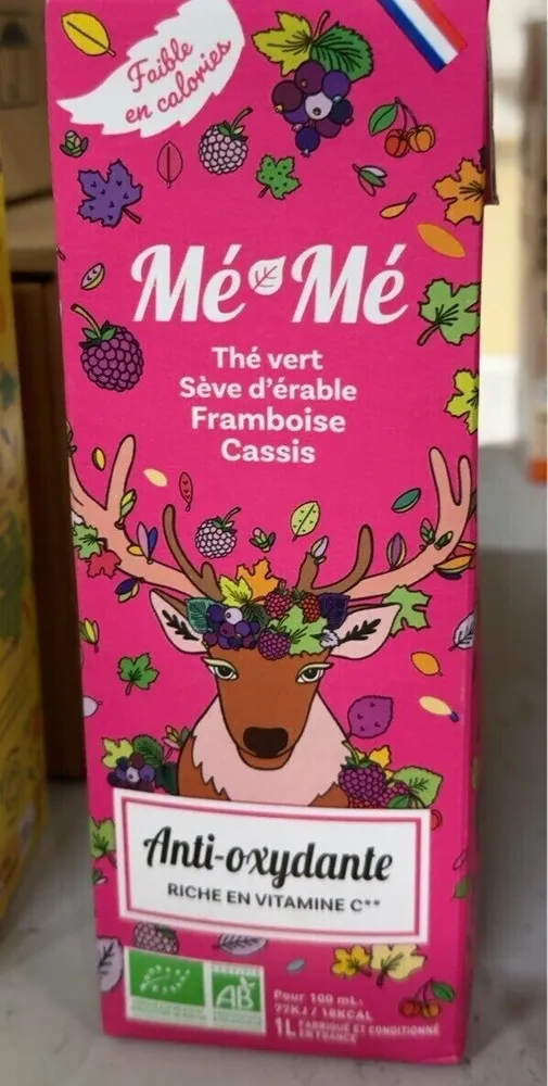 Thé vert Sève d'érable Framboise Cassis