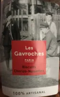 Biscuits apéritifs chorizo noisettes Les Gavroches