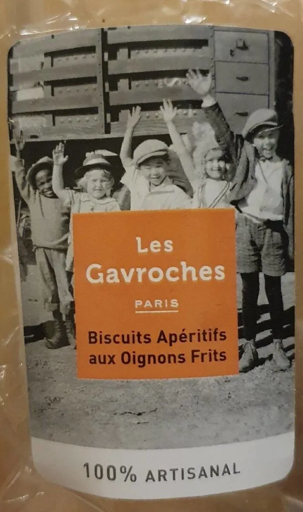 Biscuits apéritifs aux oignons frits