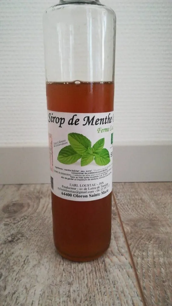 Sirop de Menthe Bio