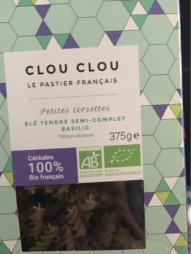Petites torsettes blé tendre semi-complet basilic