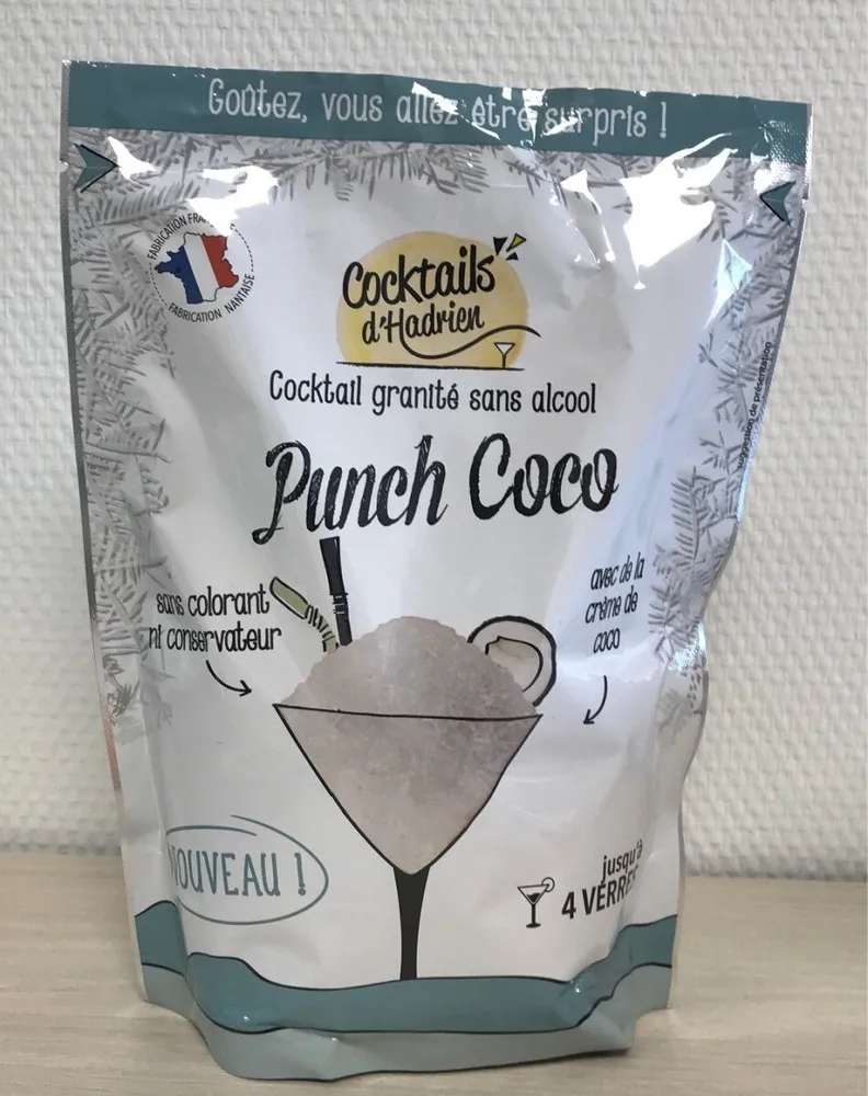 Punch Coco 60 cl. ss alcool