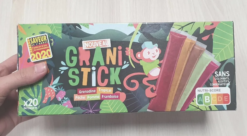 Bâtonnets glacés Granistick