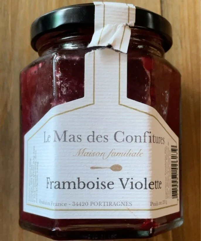 Confiture framboise violette