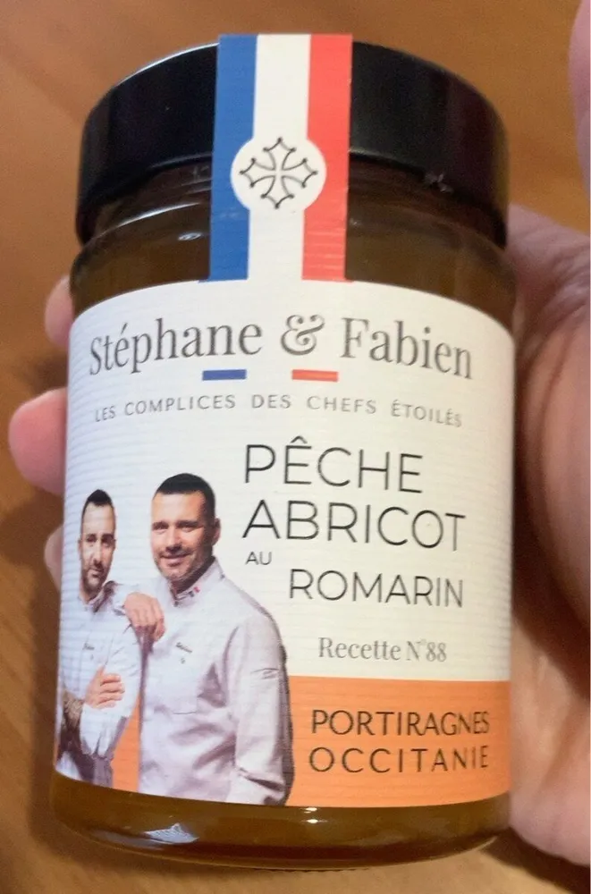 Pêche abricot au romarin