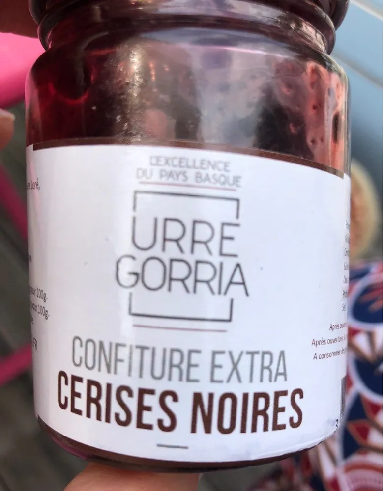 confiture cerises noires