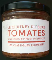 Le chutny d'osar tomates gingembre & piment d'espelette