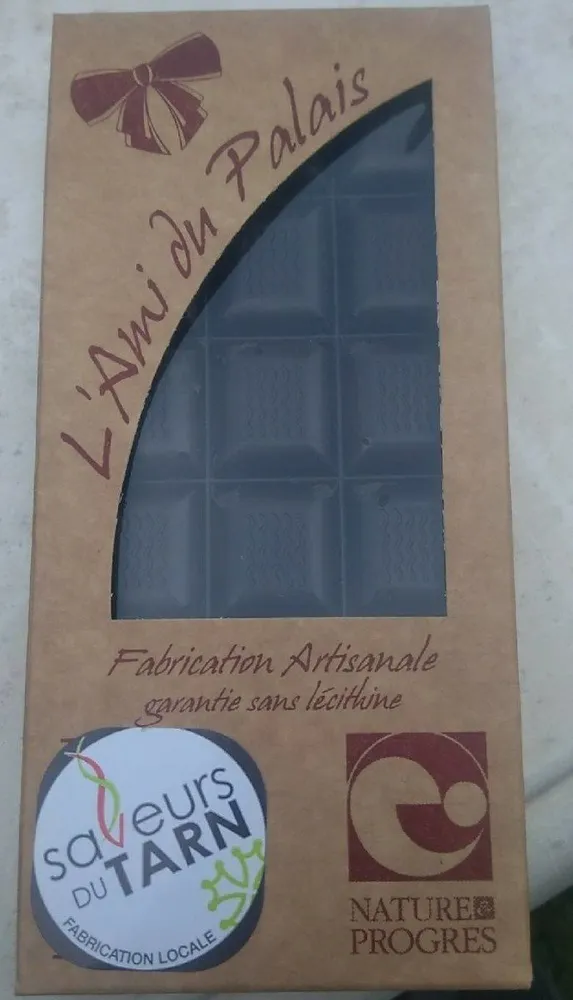 Chocolat noir de couverture