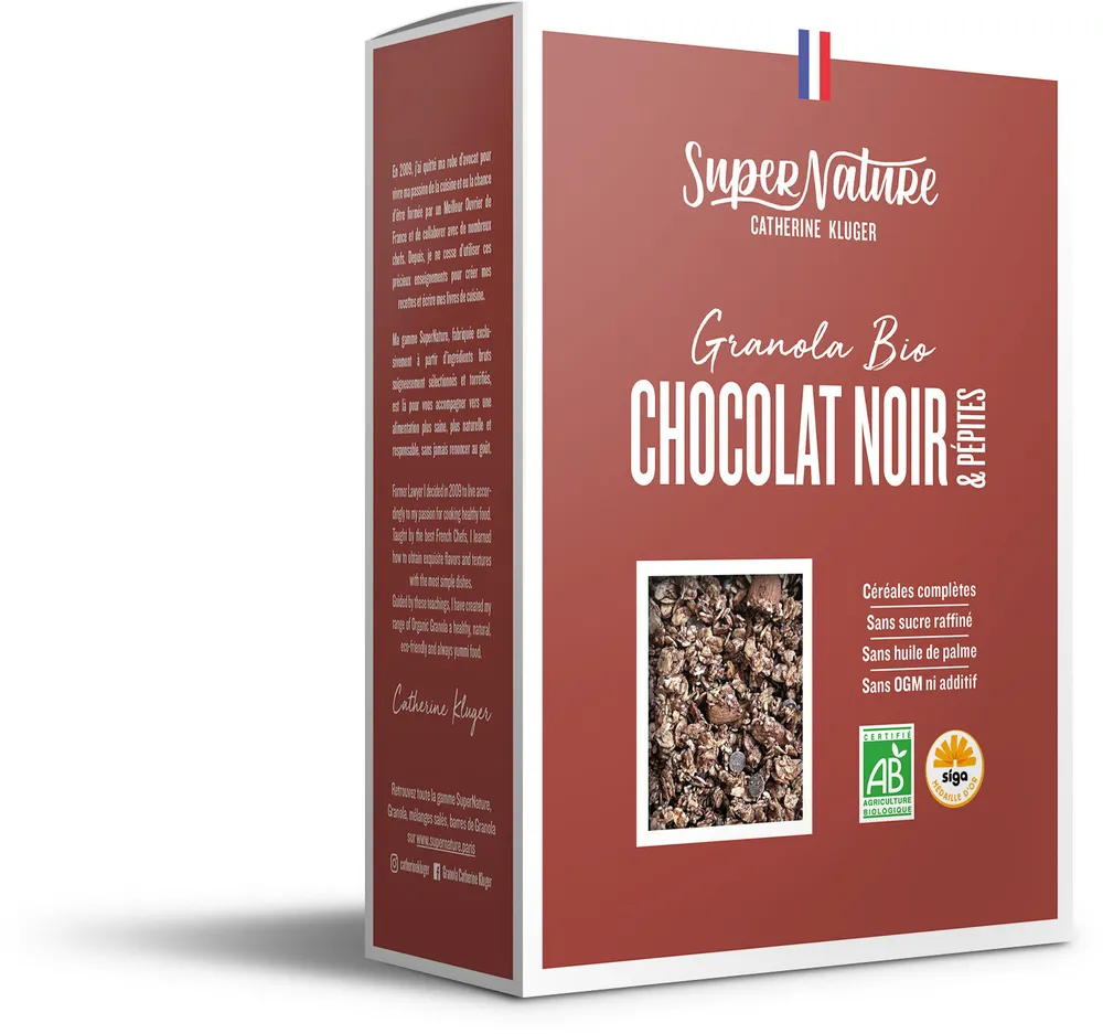 Granolas chocolat noir & pépites