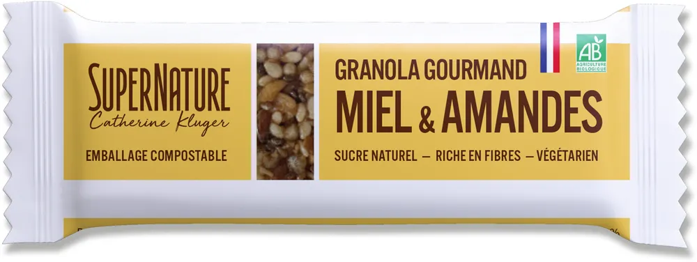 Barre de granolas miel & graines