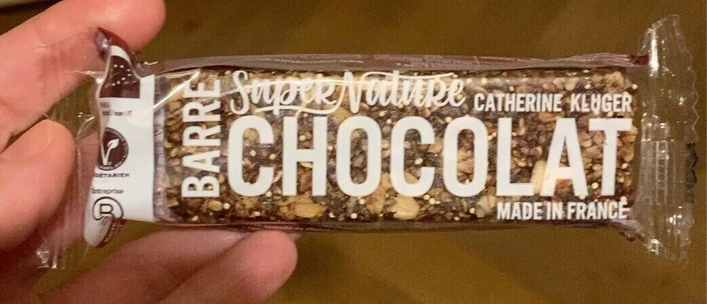Barre de granola chocolat noir