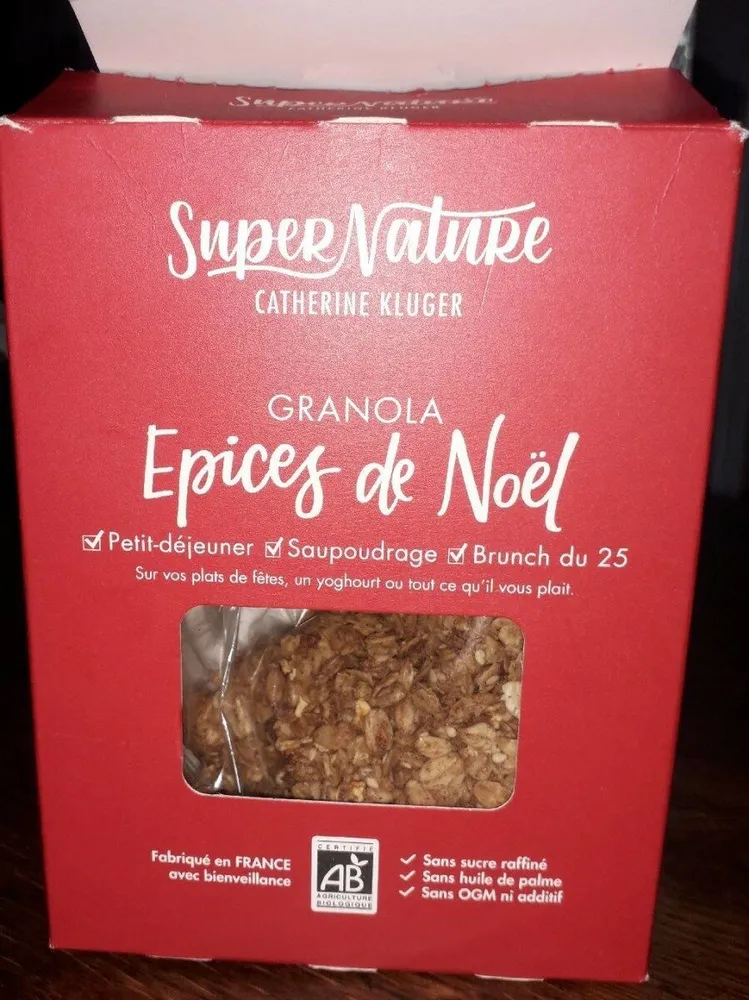 Granola Épices de Noël