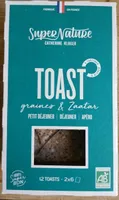 Toast graines et zaatar