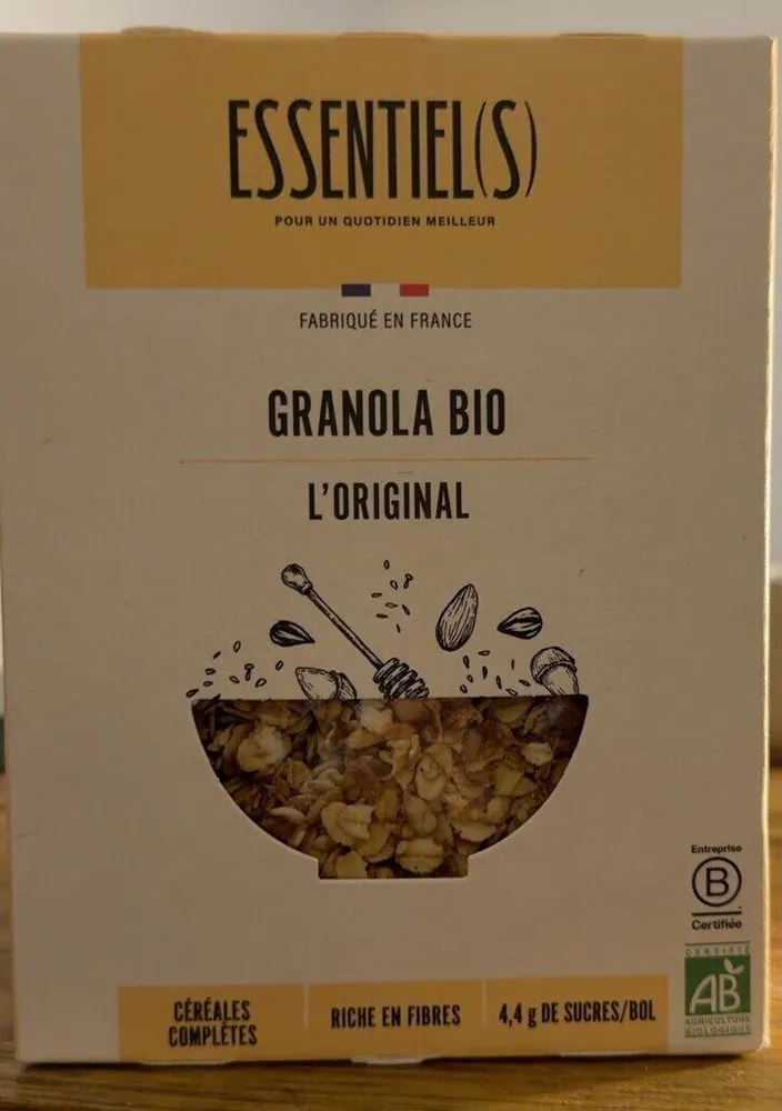 Essentiel(s) Granola Bio l’original