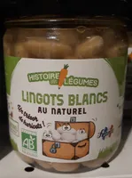 Lingots blancs au naturel