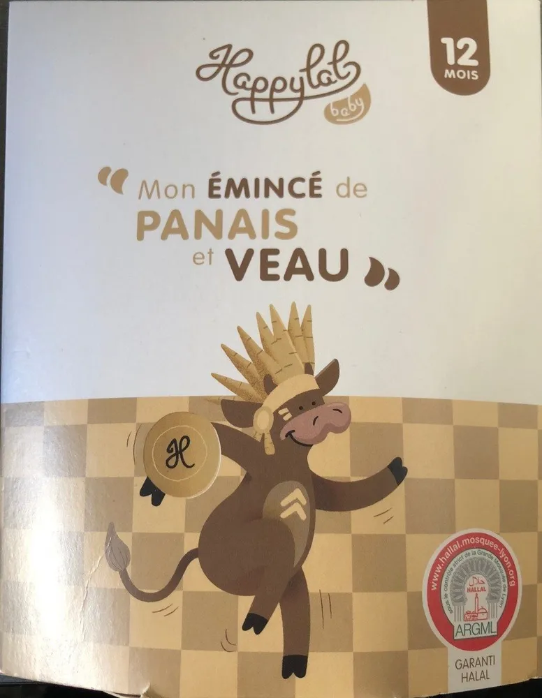 Mon emincé panais veau