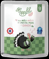 Mon méli-mélo de petits pois et dinde