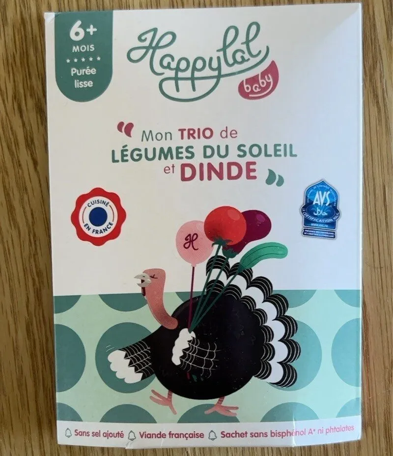 Mon trio de légumes du soleil et Dinde