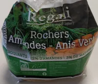 Rochers amandes anis vert
