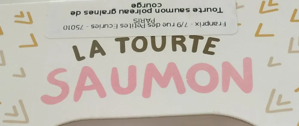 La tourte saumon