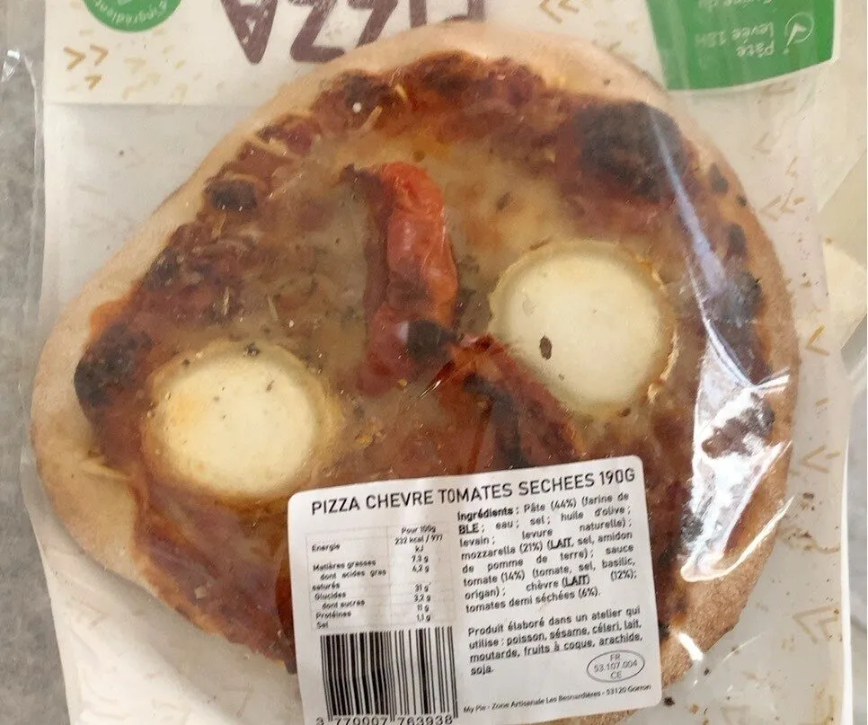 Pizza chevre tomates sechées