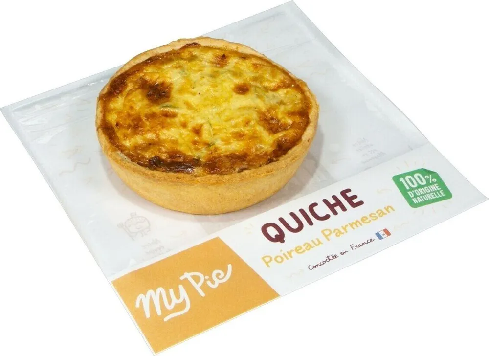 Quiche poireau parmesan