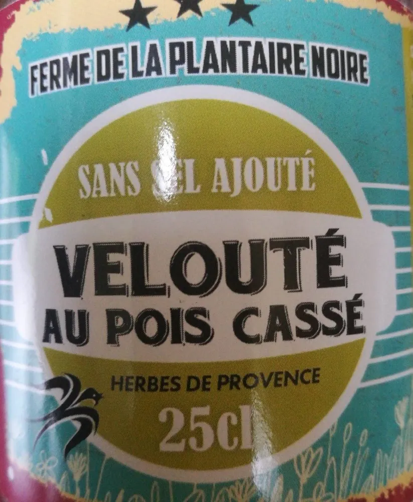 Velouté au pois cassé