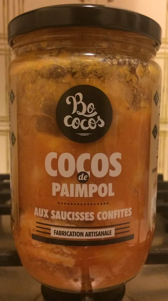 Cocos de Paimpol aux saucisses confites