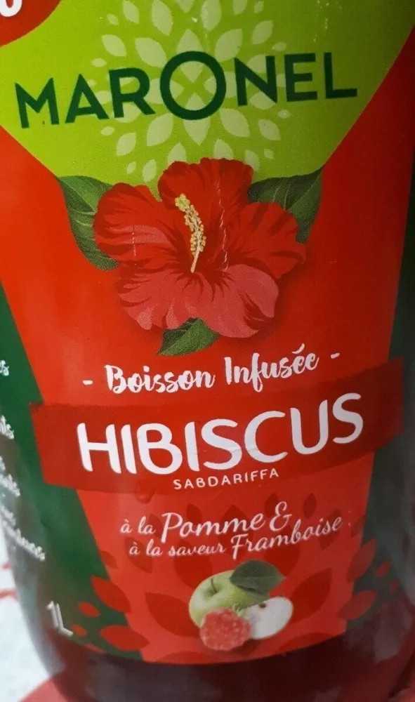 Boisson infusée hibiscus à la pomme saveur de Framboise