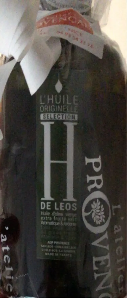 Huile d’olive H de LEOS extra fruité vert